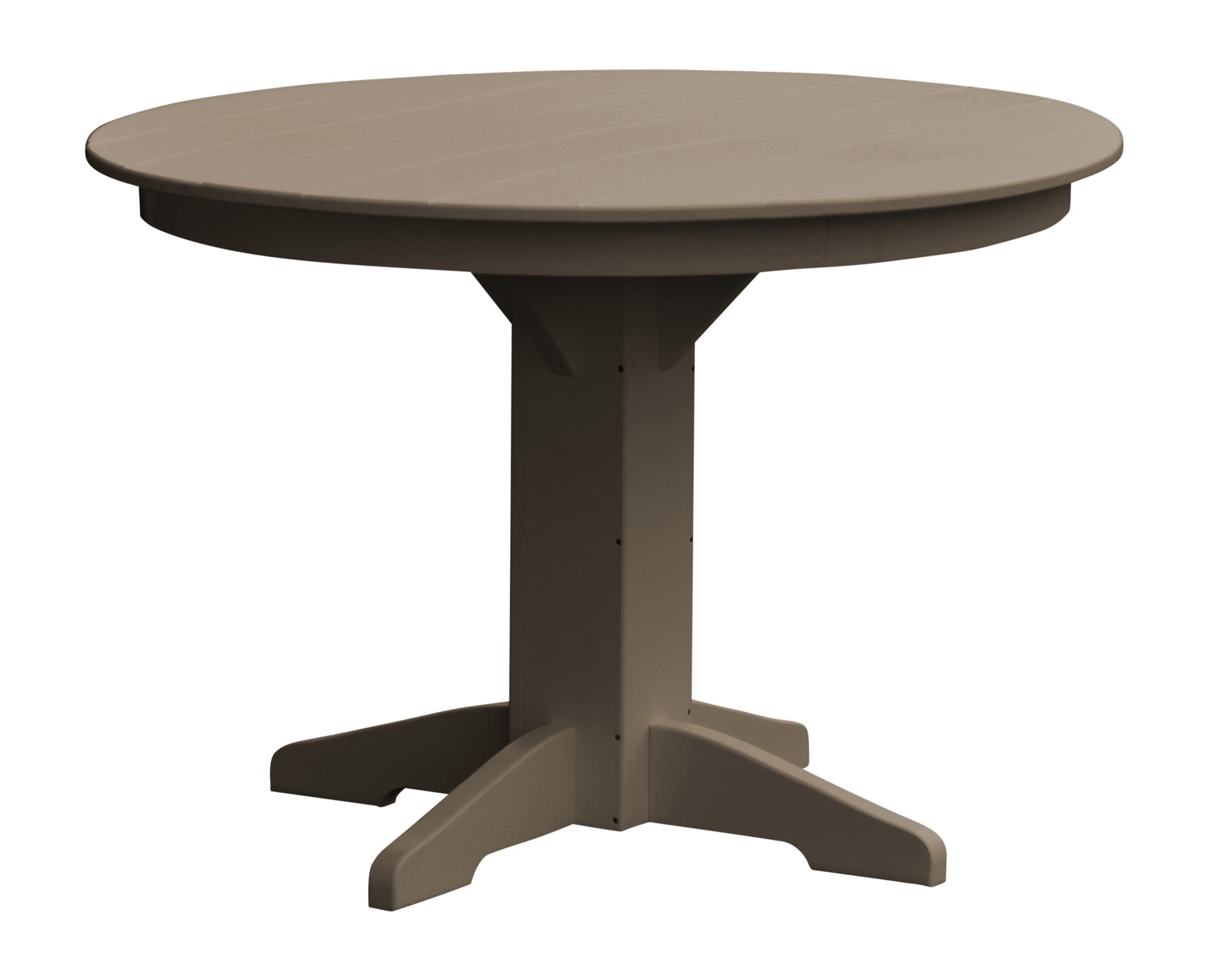 Poly Outdoor Round Dining Table - 33 inch or 44 inch