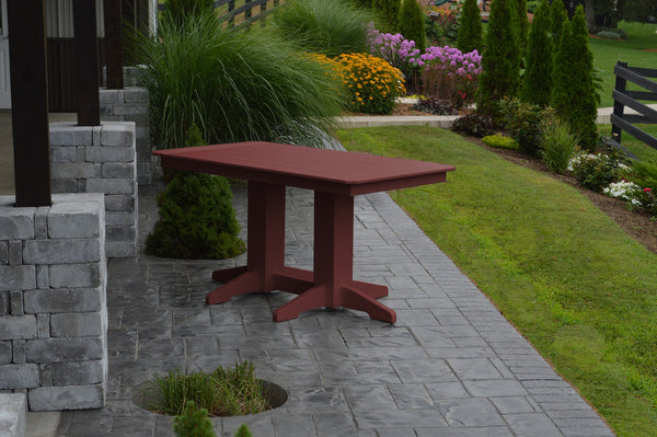 Poly Outdoor Rectangle Dining Table - 4ft, 5ft, or 6ft