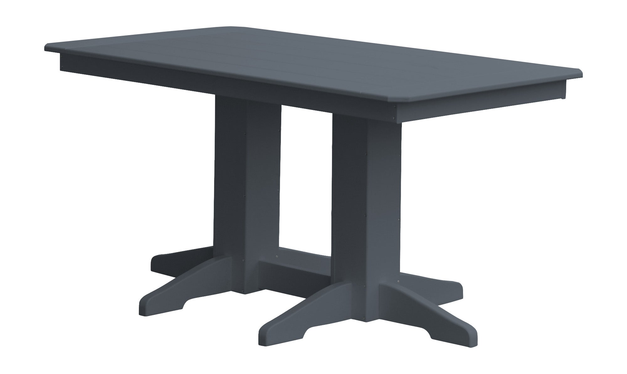 Poly Outdoor Rectangle Dining Table - 4ft, 5ft, or 6ft