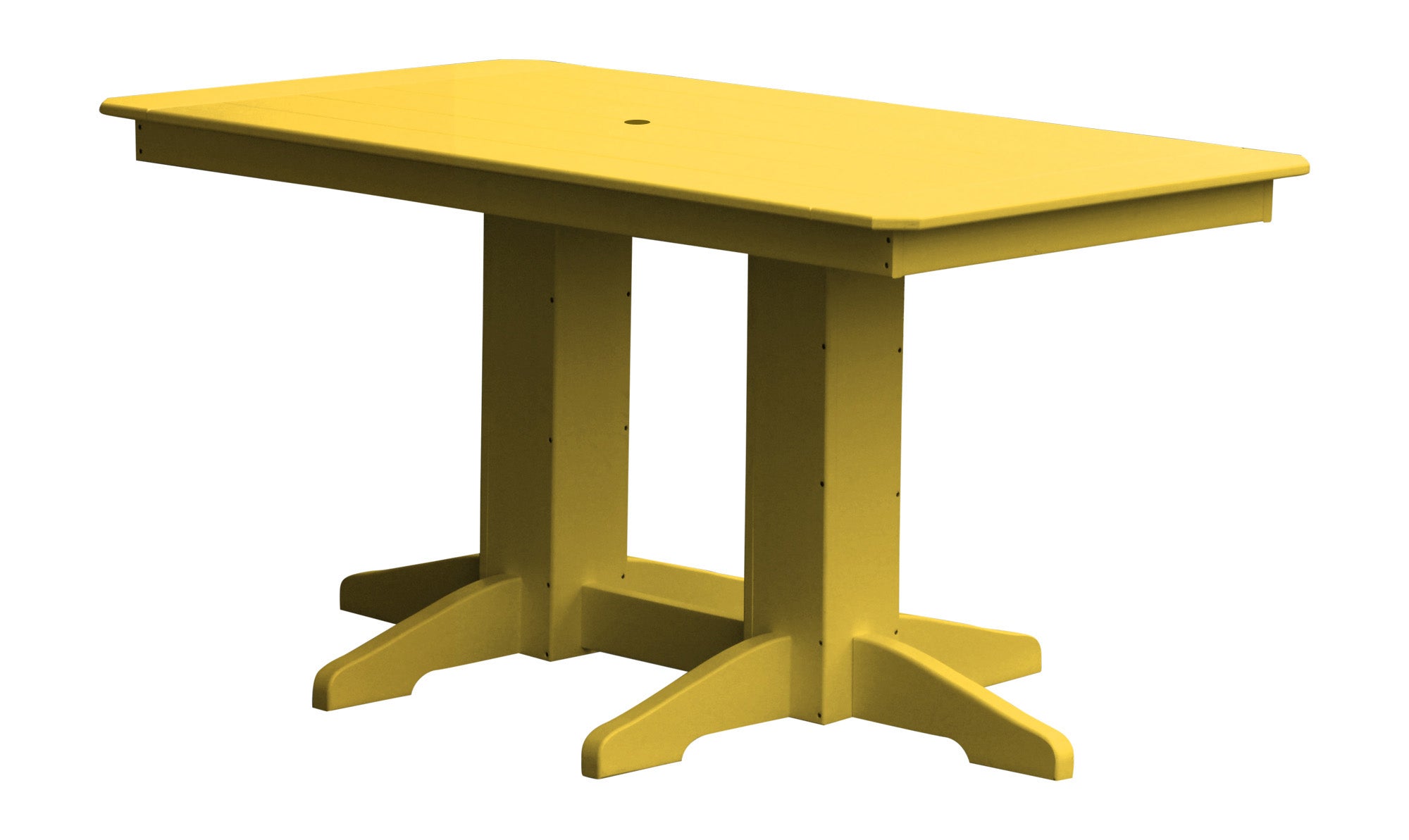 Poly Outdoor Rectangle Dining Table - 4ft, 5ft, or 6ft