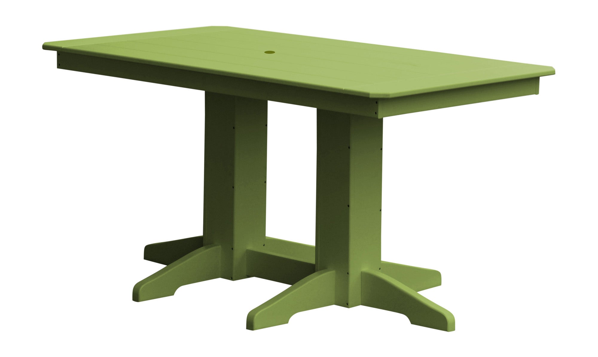 Poly Outdoor Rectangle Dining Table - 4ft, 5ft, or 6ft
