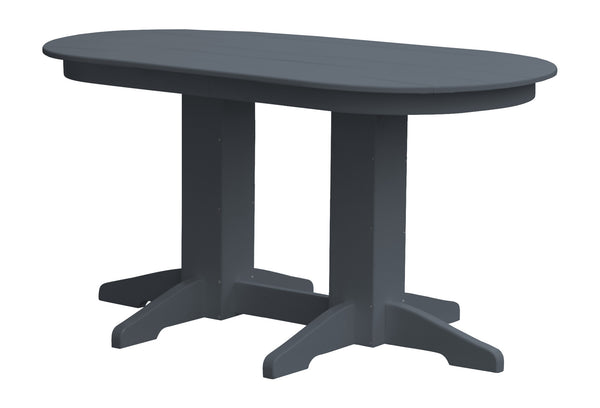Poly Oval Dining Table - 4ft, 5ft, or 6ft