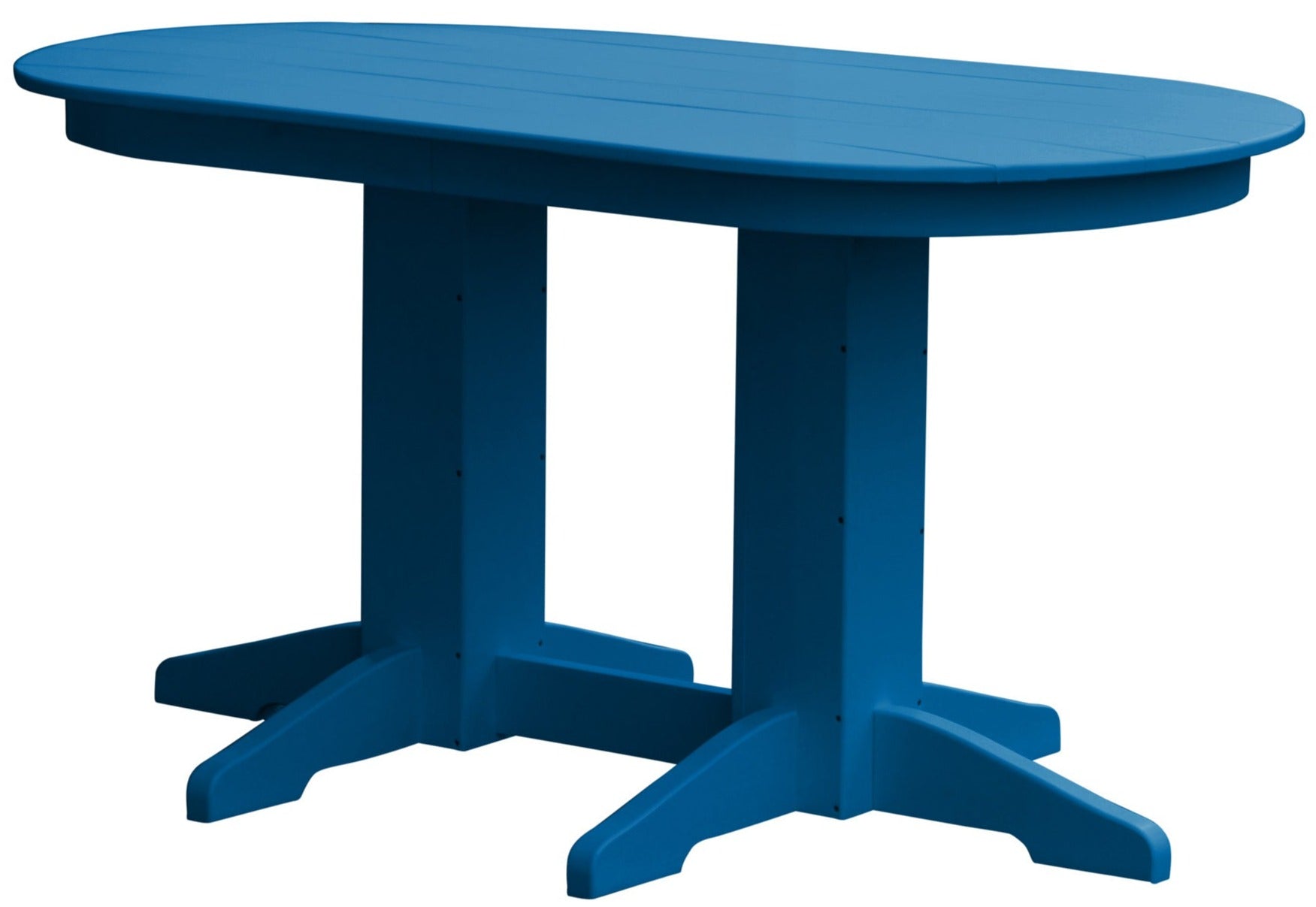 5ft Oval Poly Dining Table - Blue