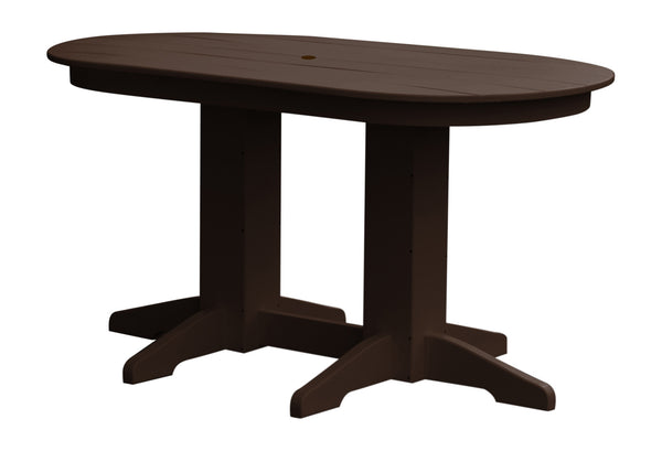 Poly Oval Dining Table - 4ft, 5ft, or 6ft