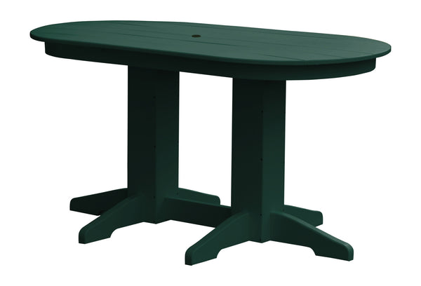 Poly Oval Dining Table - 4ft, 5ft, or 6ft