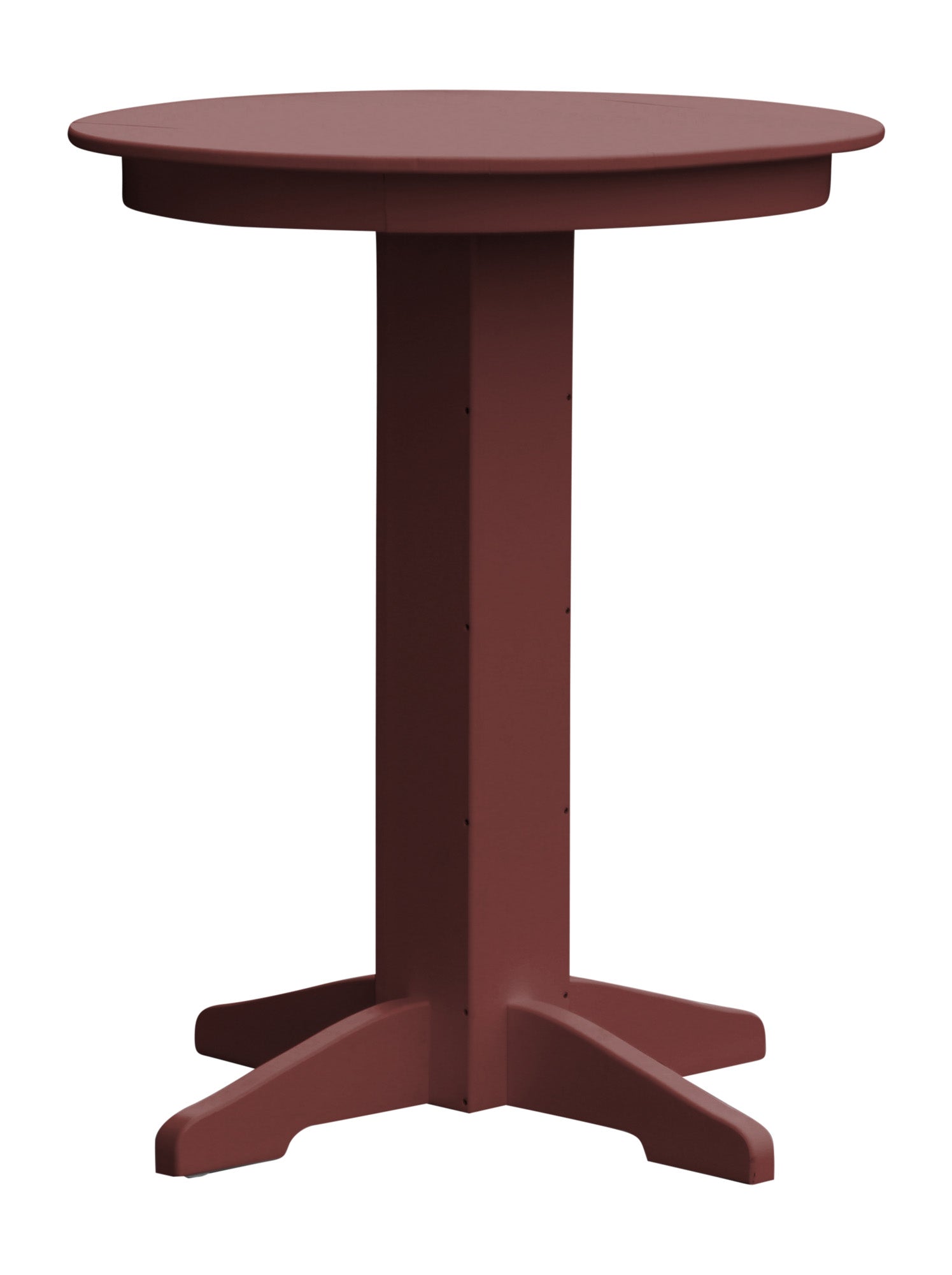 Poly Outdoor Round Bar Table - 33 inch or 44 inch