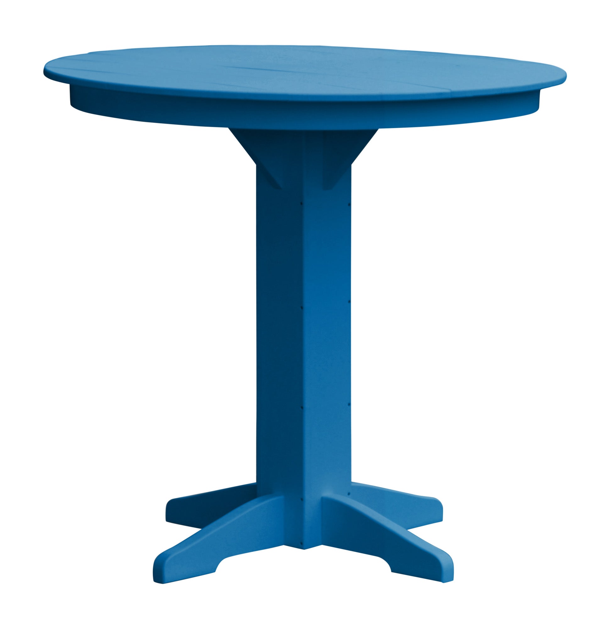 Poly Outdoor Round Bar Table - 33 inch or 44 inch