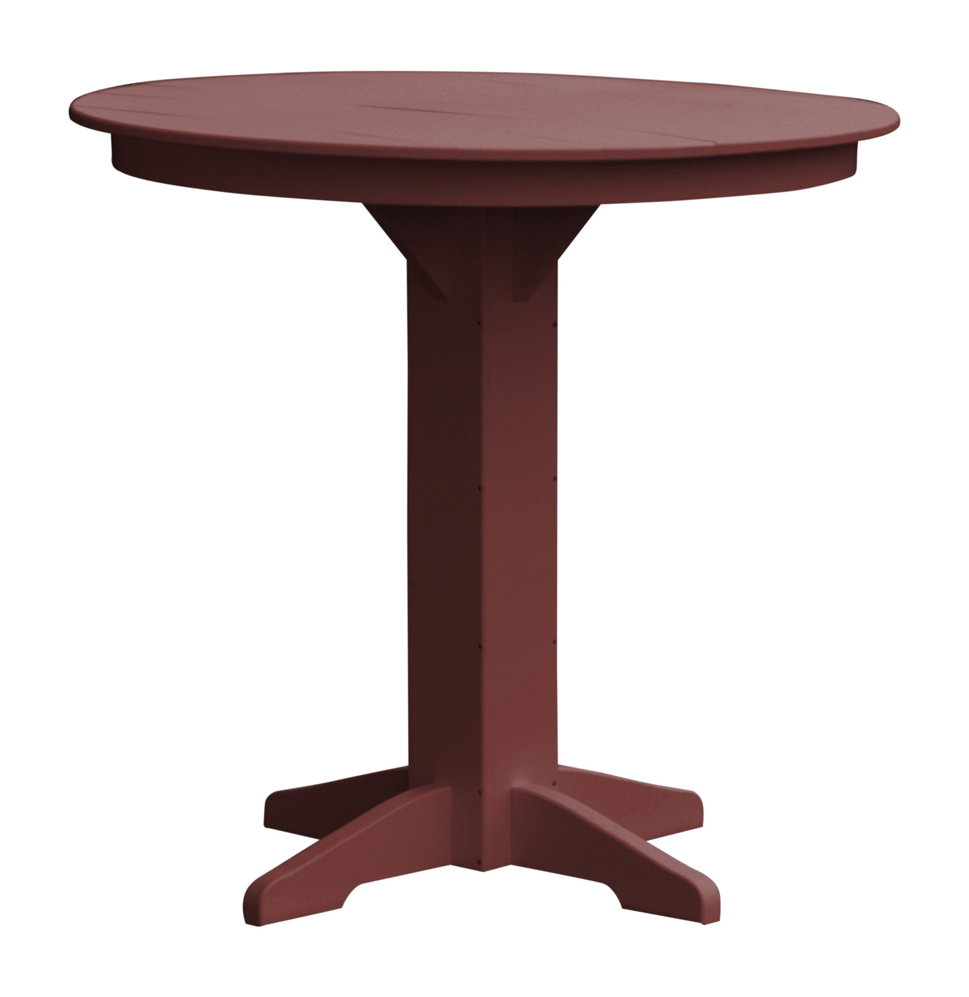 Poly Outdoor Round Bar Table - 33 inch or 44 inch