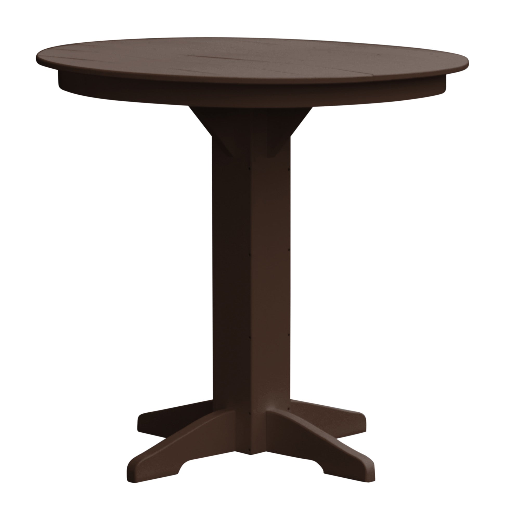Poly Outdoor Round Bar Table - 33 inch or 44 inch