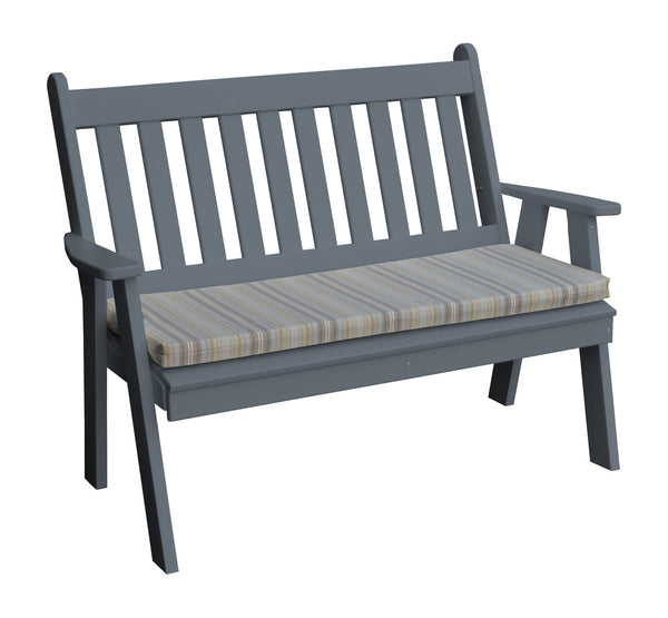 4' Poly Traditional English Garden Bench