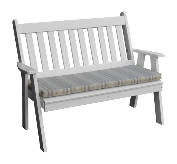 4' Poly Traditional English Garden Bench