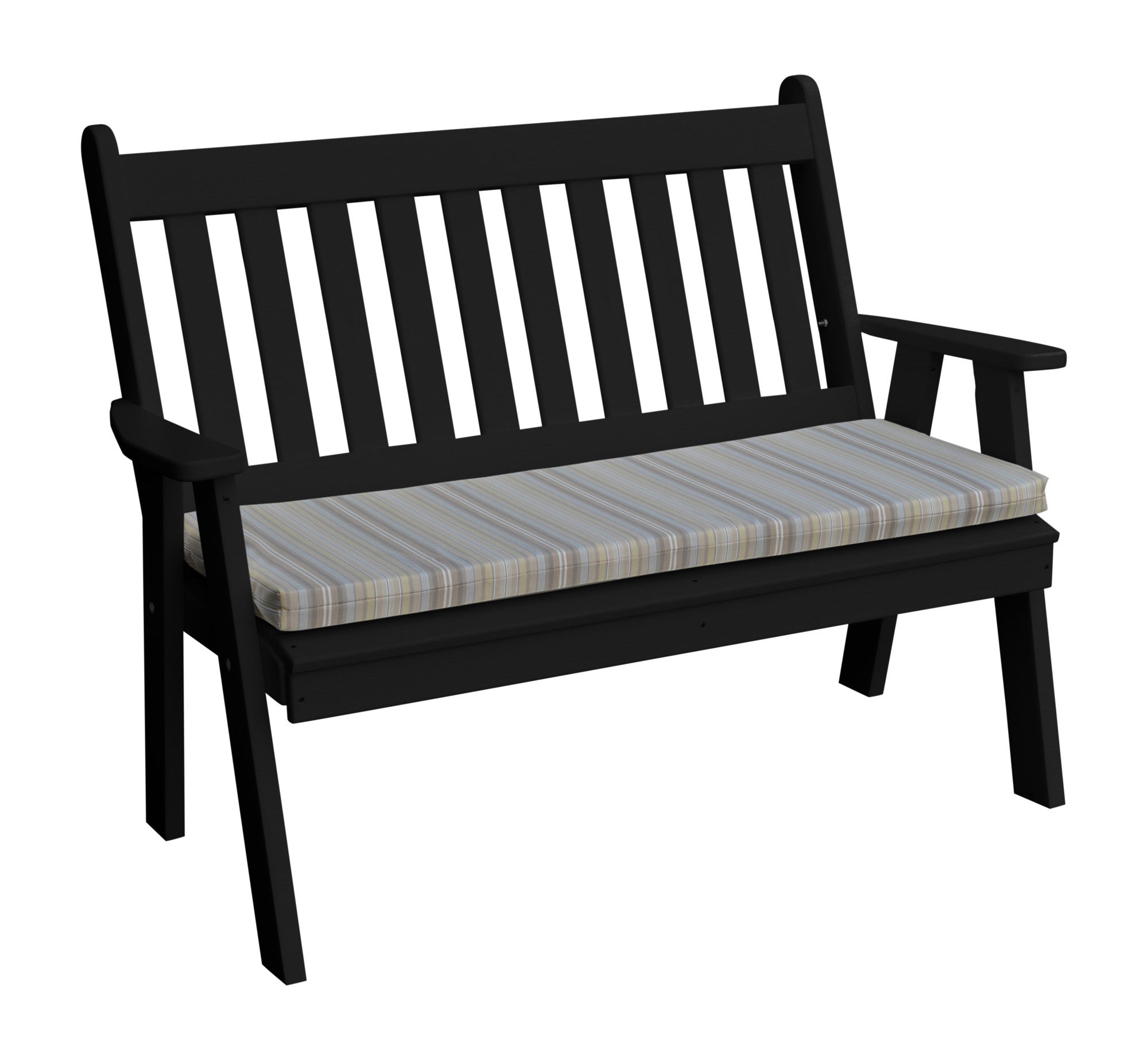4' Poly Traditional English Garden Bench