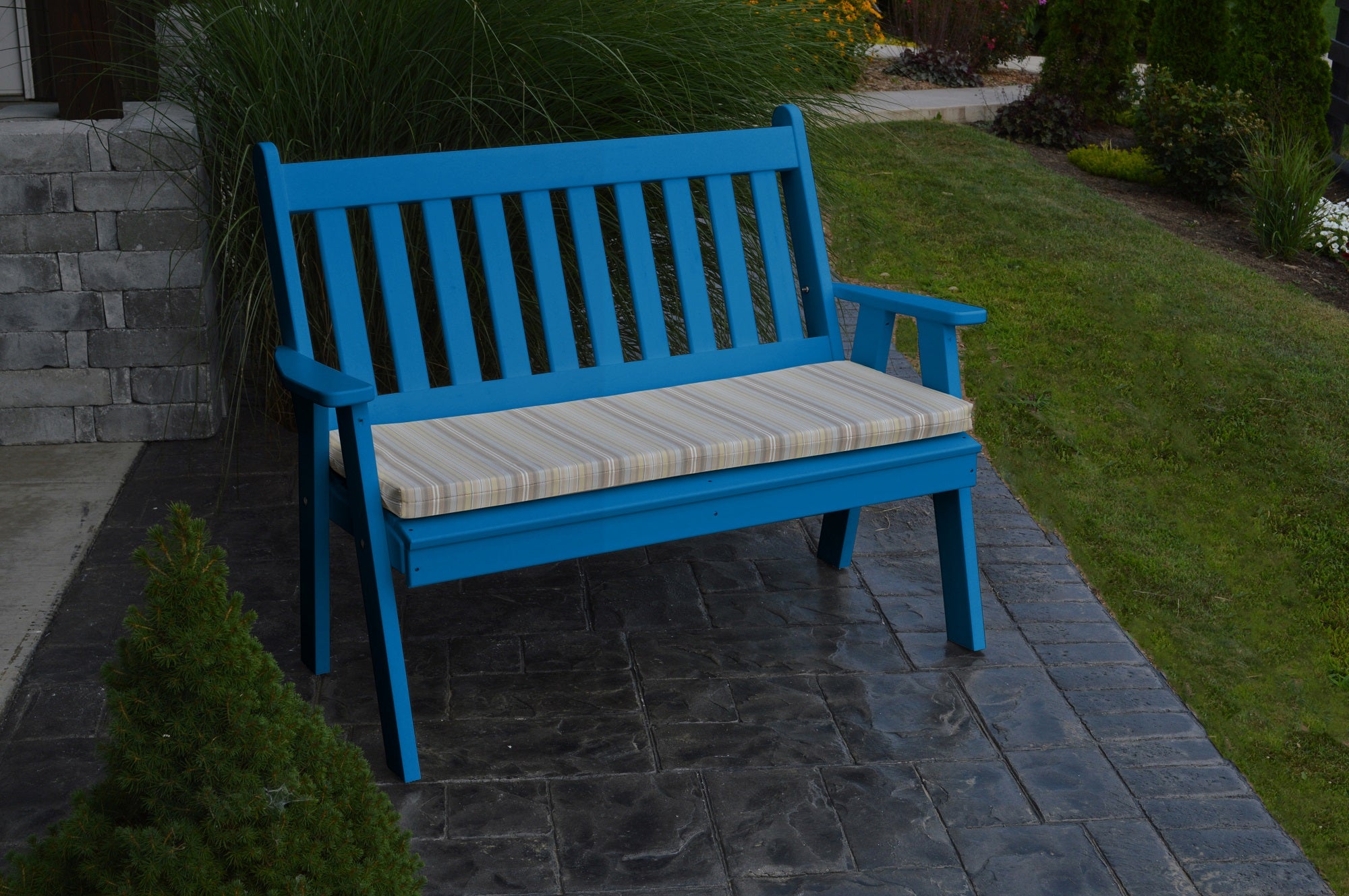 4' Poly Traditional English Garden Bench