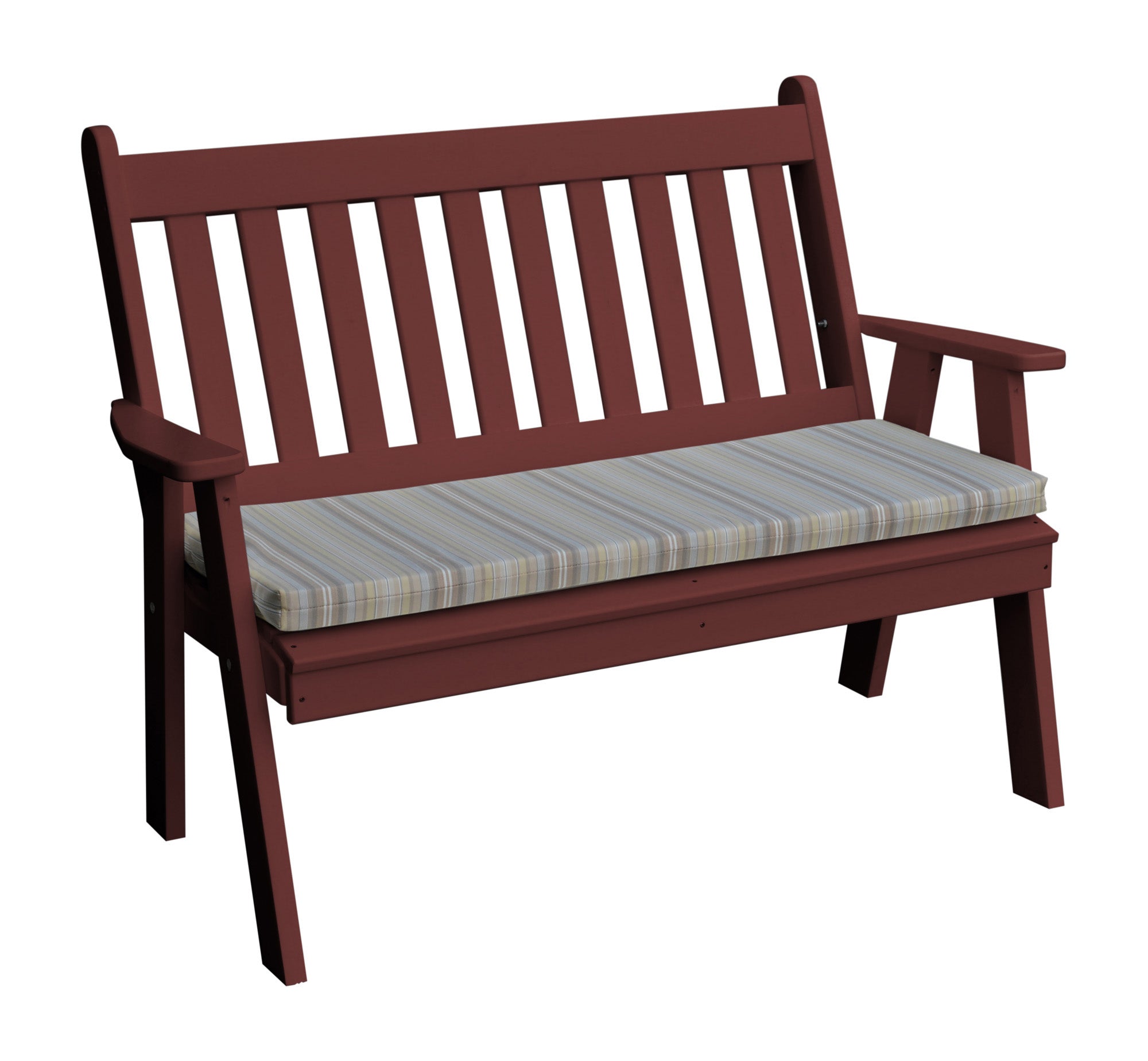 4' Poly Traditional English Garden Bench