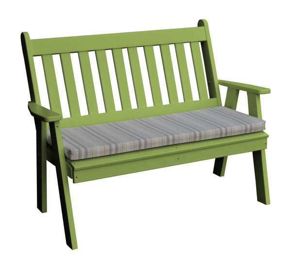 4' Poly Traditional English Garden Bench