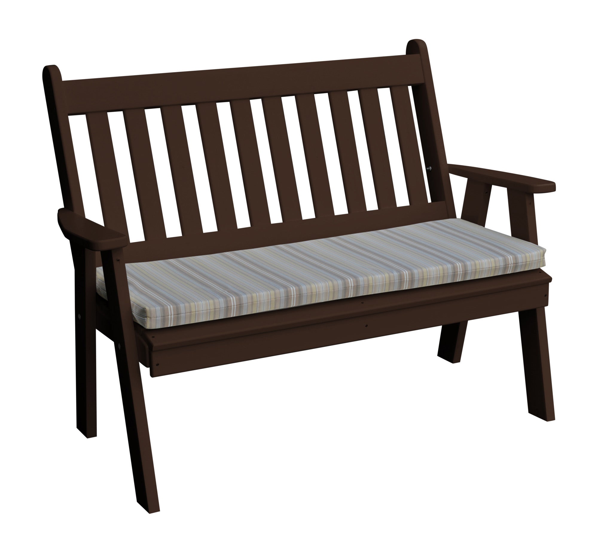 4' Poly Traditional English Garden Bench