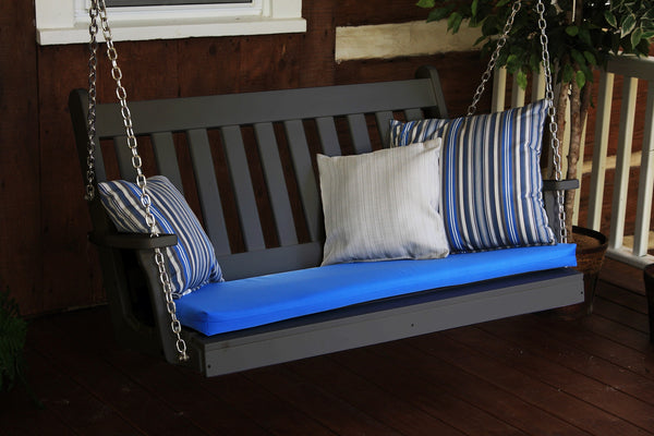 4' Poly Outdoor Traditional English Porch Swing