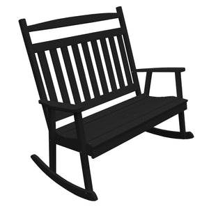Poly Double Classic Bench Rocker - Black