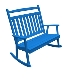 Poly Double Classic Bench Rocker - Blue