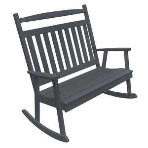 Poly Double Classic Bench Rocker - Gray