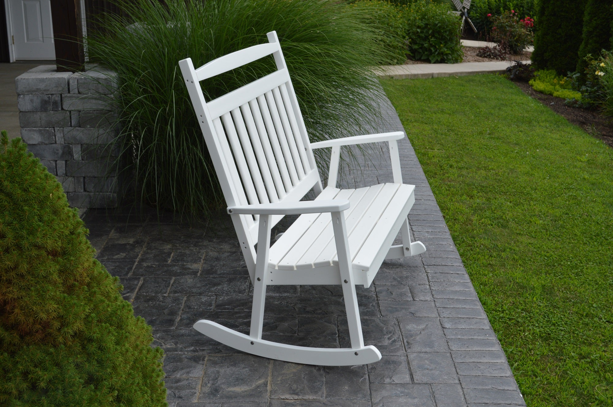 Bench Rocker With Rpm Poly Double Classic Bench Rocker - The Wood Reserve