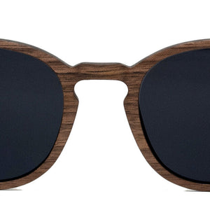 Kara - Hybrid Carbon Fiber & Walnut Wood Prescription Compatible Sunglasses