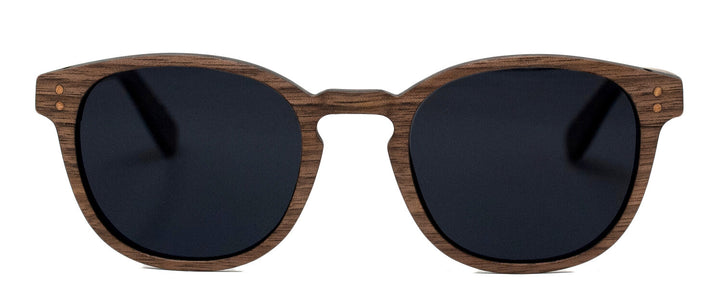 Kara - Hybrid Carbon Fiber & Walnut Wood Prescription Compatible Sunglasses