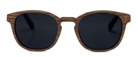 Kara - Hybrid Carbon Fiber & Walnut Wood Prescription Compatible Sunglasses