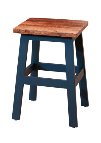 Reclaimed Barnwood Bar Stool