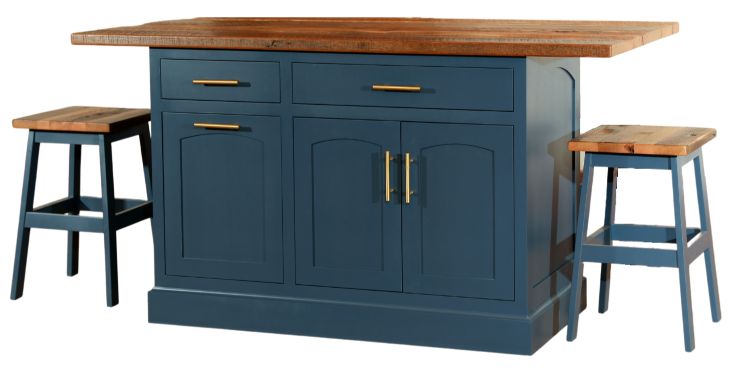 Kensington - Reclaimed Barnwood Kitchen Island