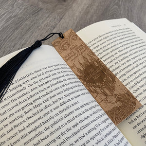 Marauder's Map Wood Bookmark