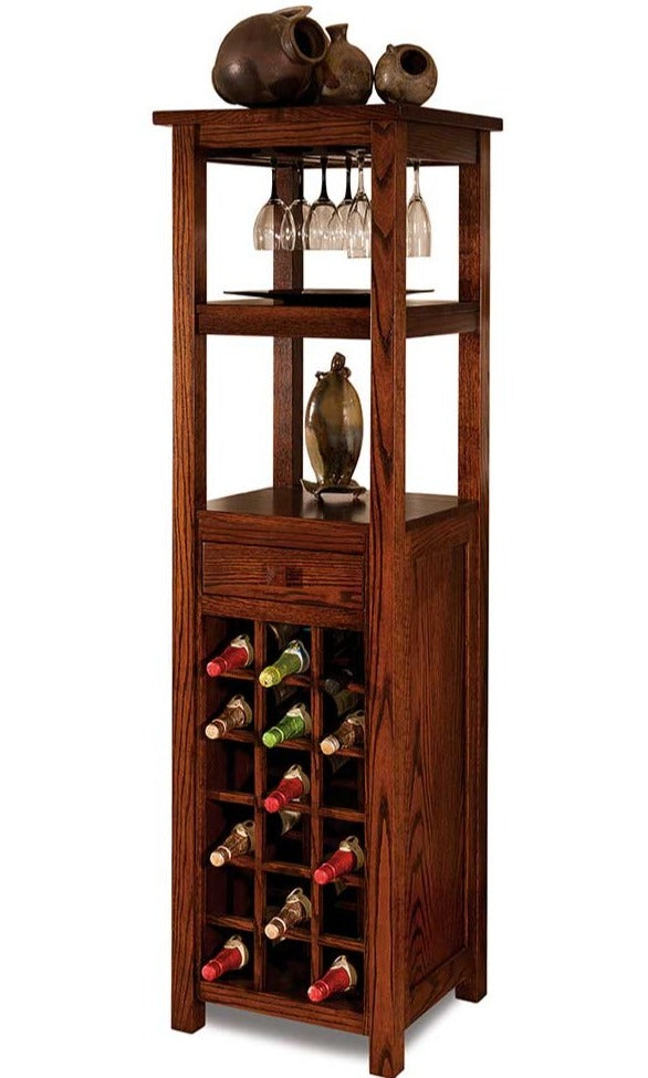 Madison - Amish Solid Wood Wine Tower