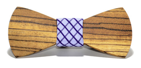 The Manhattan / Wooden Bow Tie / Cotton Knot