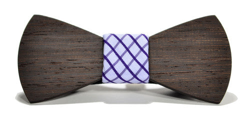 The Manhattan / Wooden Bow Tie / Cotton Knot