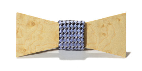 The Phantom / Wooden Bow Tie / Silk Knot