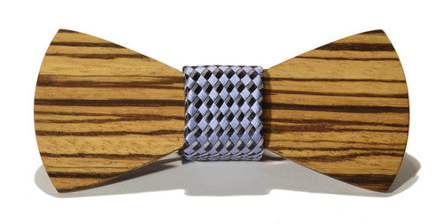 The Phantom / Wooden Bow Tie / Silk Knot