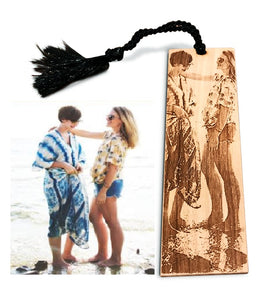 Personalized Wooden Photo Bookmark From The Wood Reserve