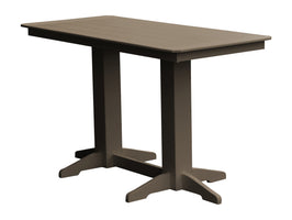 Poly Outdoor Rectangle Bar Table 