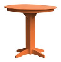 Poly Outdoor Round Bar Table