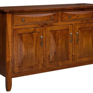Preston- Amish Solid Wood 3-Door Sideboard Cabinet