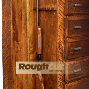 Sportsman - Rough Cut Maple Chest of Drawers w/ Hidden Gun Rack