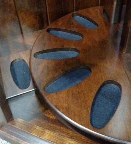 Amish Gun Cabinet - Rotating Gun Carousel