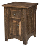 Sportsman - Amish Rough Cut Maple 1 Drawer 1 Door Night Stand