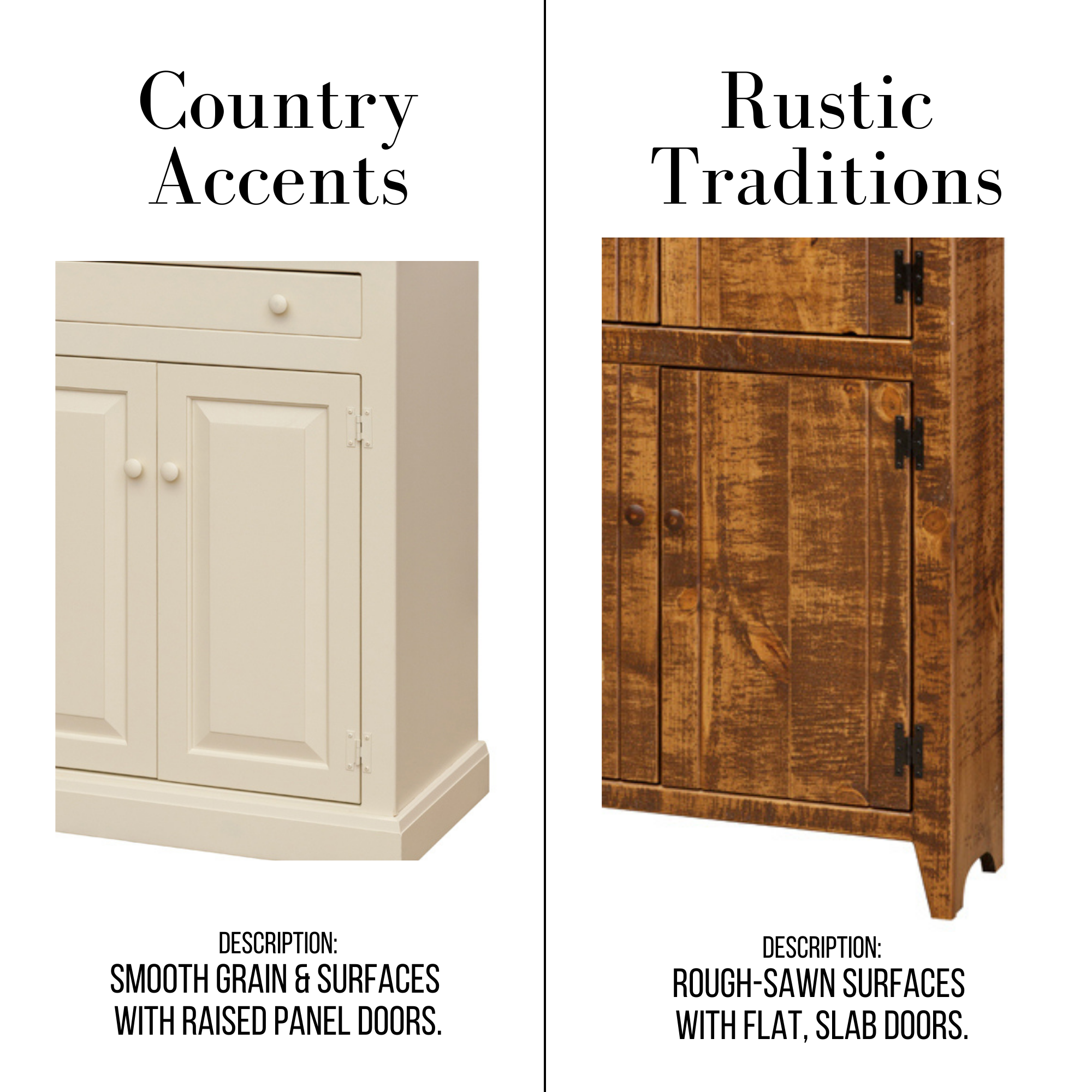 Midway Amish 2 Door Pantry Cabinet from The Wood Reserve