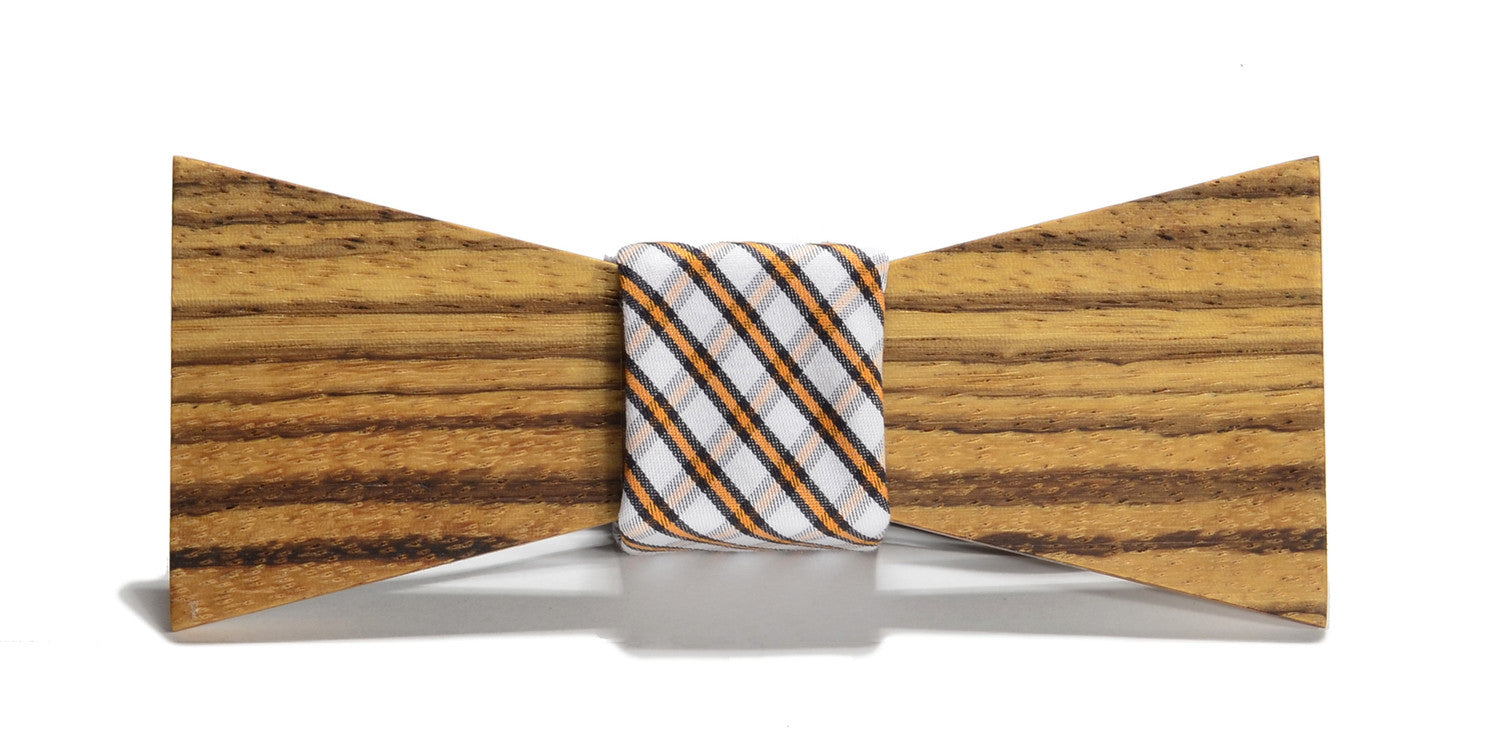 The Huntsman Wooden Bow Tie / Cotton Knot