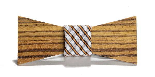 The Huntsman Wooden Bow Tie / Cotton Knot