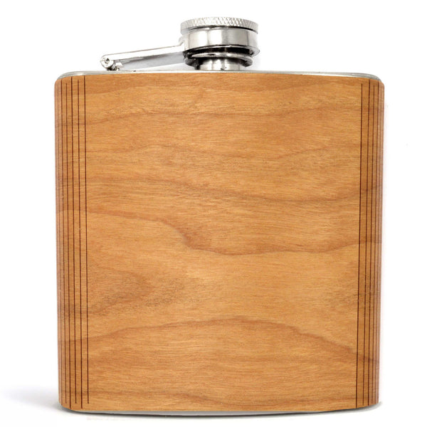 Cherry Wood Flask