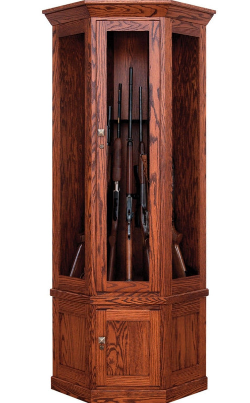 Amish Handcrafted Solid Wood Gun Cabinets - The Wood Reserve