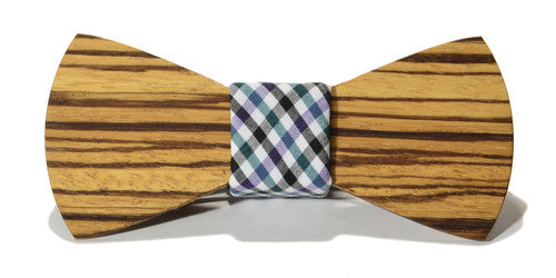 The Felling / Wooden Bow Tie / Cotton Knot