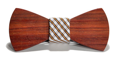 The Huntsman Wooden Bow Tie / Cotton Knot